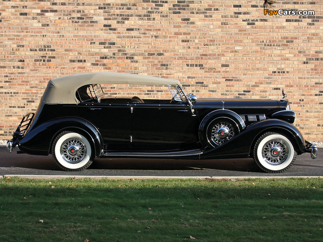 Pictures of Packard Super Eight Dual Cowl Phaeton (1404-951) 1936 (640 x 480)
