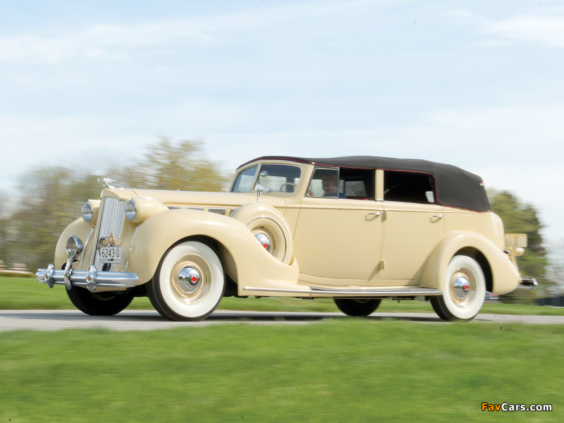 Pictures of 1938 Packard Super Eight Convertible Sedan (1605-1143) 1937–38 (800 x 600)
