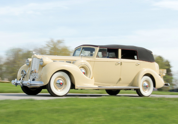 Pictures of 1938 Packard Super Eight Convertible Sedan (1605-1143) 1937–38