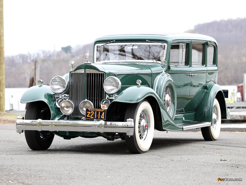 1933 Packard Super Eight 7-passenger Sedan (1004-654) 1933 wallpapers (1024 x 768)