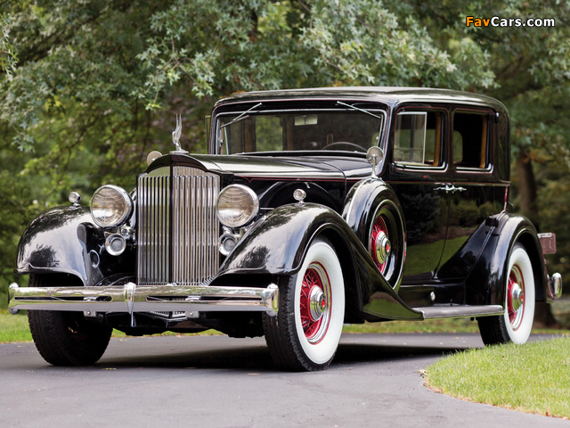 Packard Super Eight Club Sedan (1104-756) 1934 wallpapers (640 x 480)