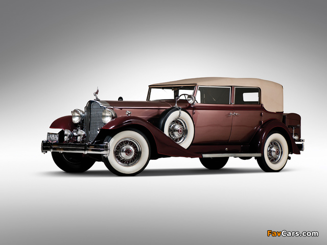 Images of Packard Twelve Convertible Sedan (1005-640) 1933 (640 x 480)