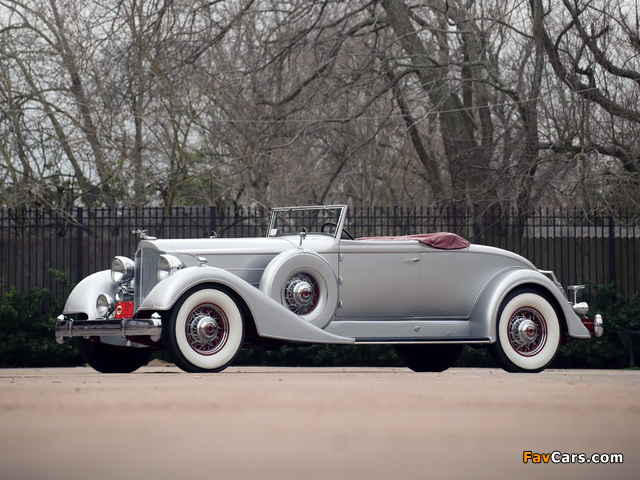 Images of Packard Twelve Coupe Roadster (1107-739) 1934 (640 x 480)