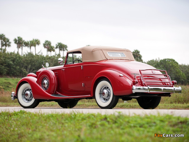 Images of Packard Twelve Coupe Roadster (1407-939) 1936 (640 x 480)