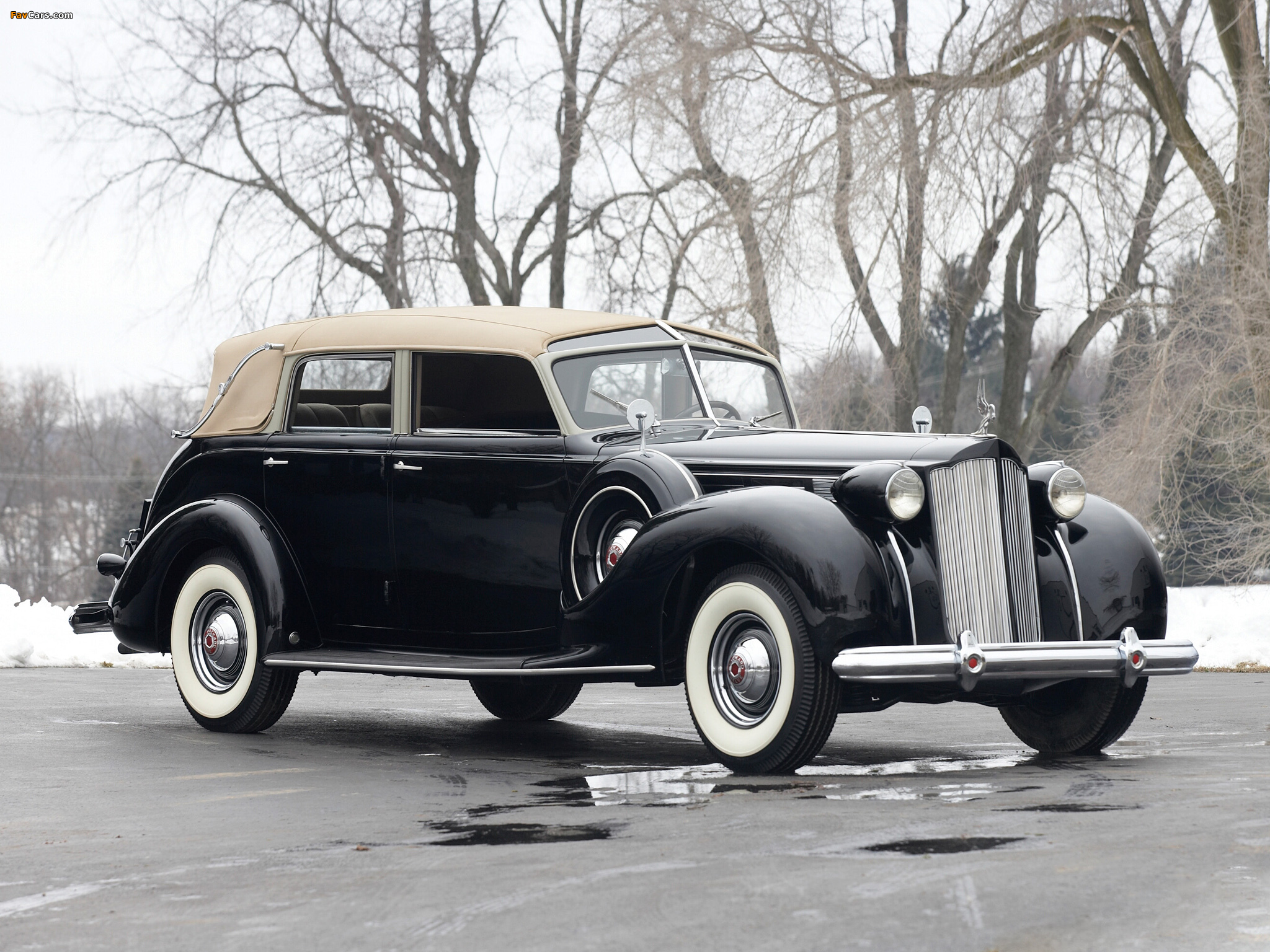 Images of Packard Twelve Collapsible Touring Cabriolet by Brunn 1938 (2048 x 1536)