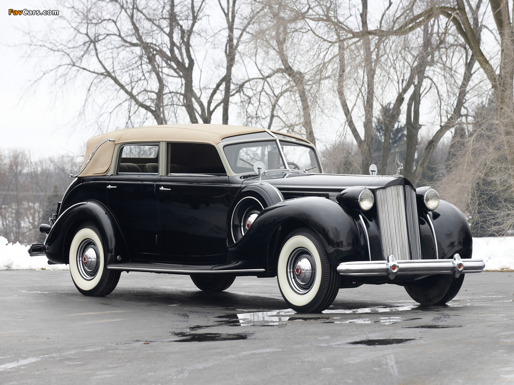 Images of Packard Twelve Collapsible Touring Cabriolet by Brunn 1938 (1024 x 768)
