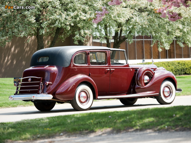 Images of 1938 Packard Twelve All-Weather Town Car by Rollston (1608-495) (640 x 480)
