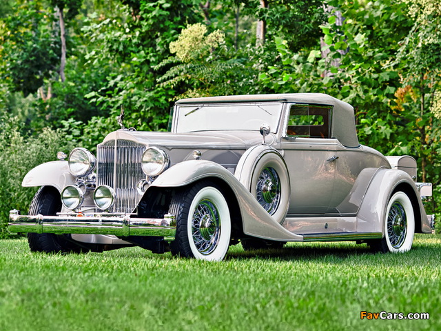 Packard Twelve Coupe Roadster (1005-639) 1933 images (640 x 480)