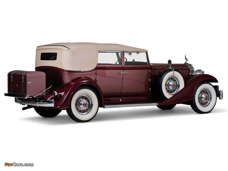 Packard Twelve Convertible Sedan (1005-640) 1933 photos (800 x 600)