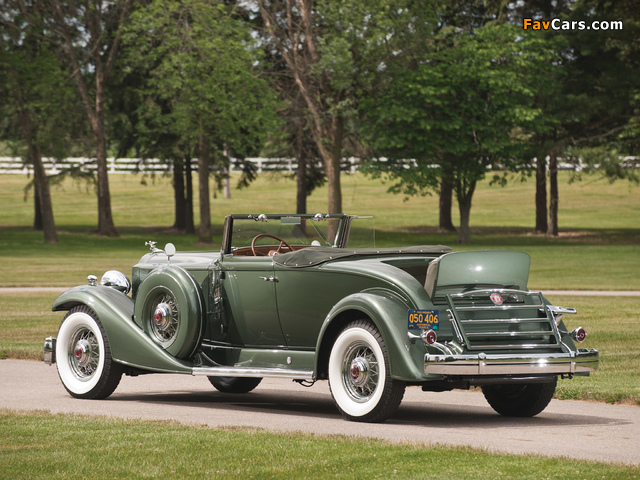 Packard Twelve Coupe Roadster (1005-639) 1933 pictures (640 x 480)