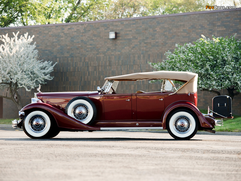 Packard Twelve Sport Phaeton (1005-641) 1933 wallpapers (800 x 600)