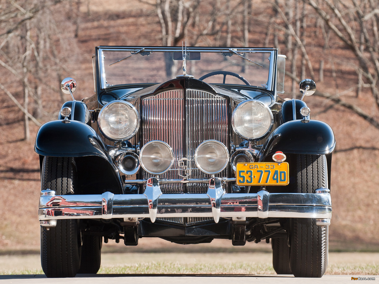 Packard Twelve Coupe Roadster (1005-639) 1933 wallpapers (1600 x 1200)