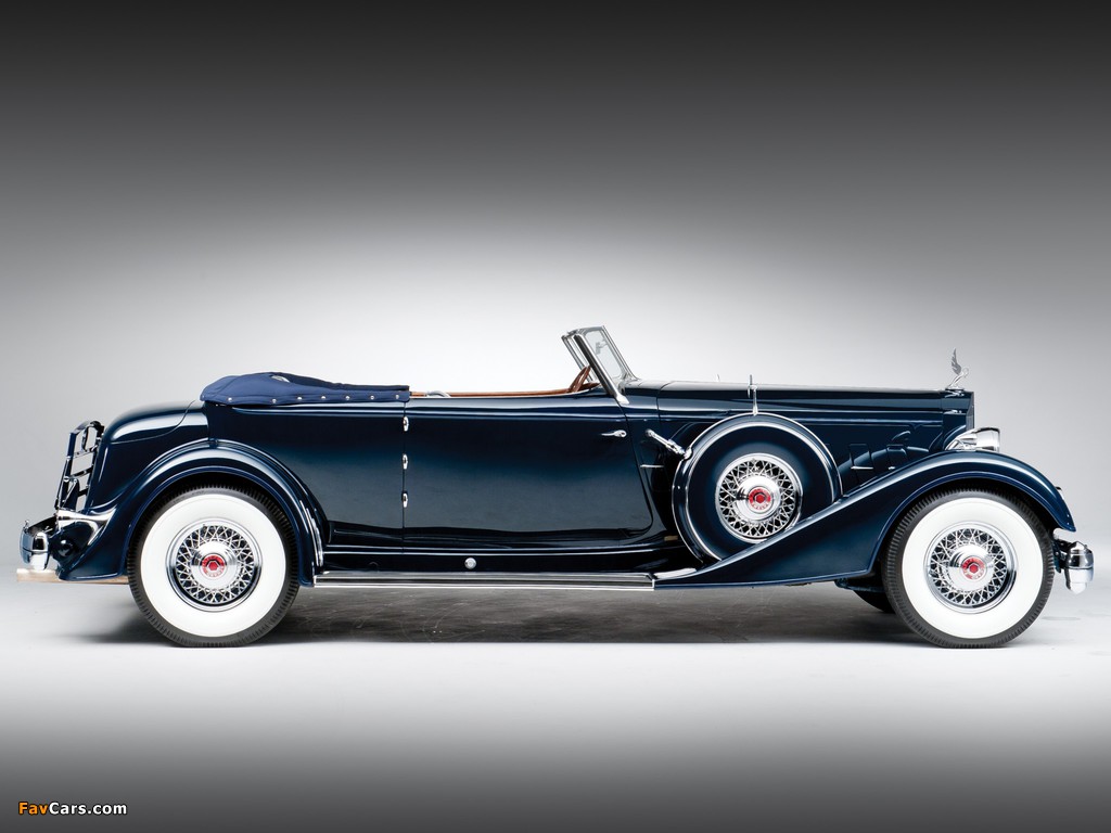 Packard Twelve Convertible Victoria by Dietrich (1108-4072) 1934 images (1024 x 768)