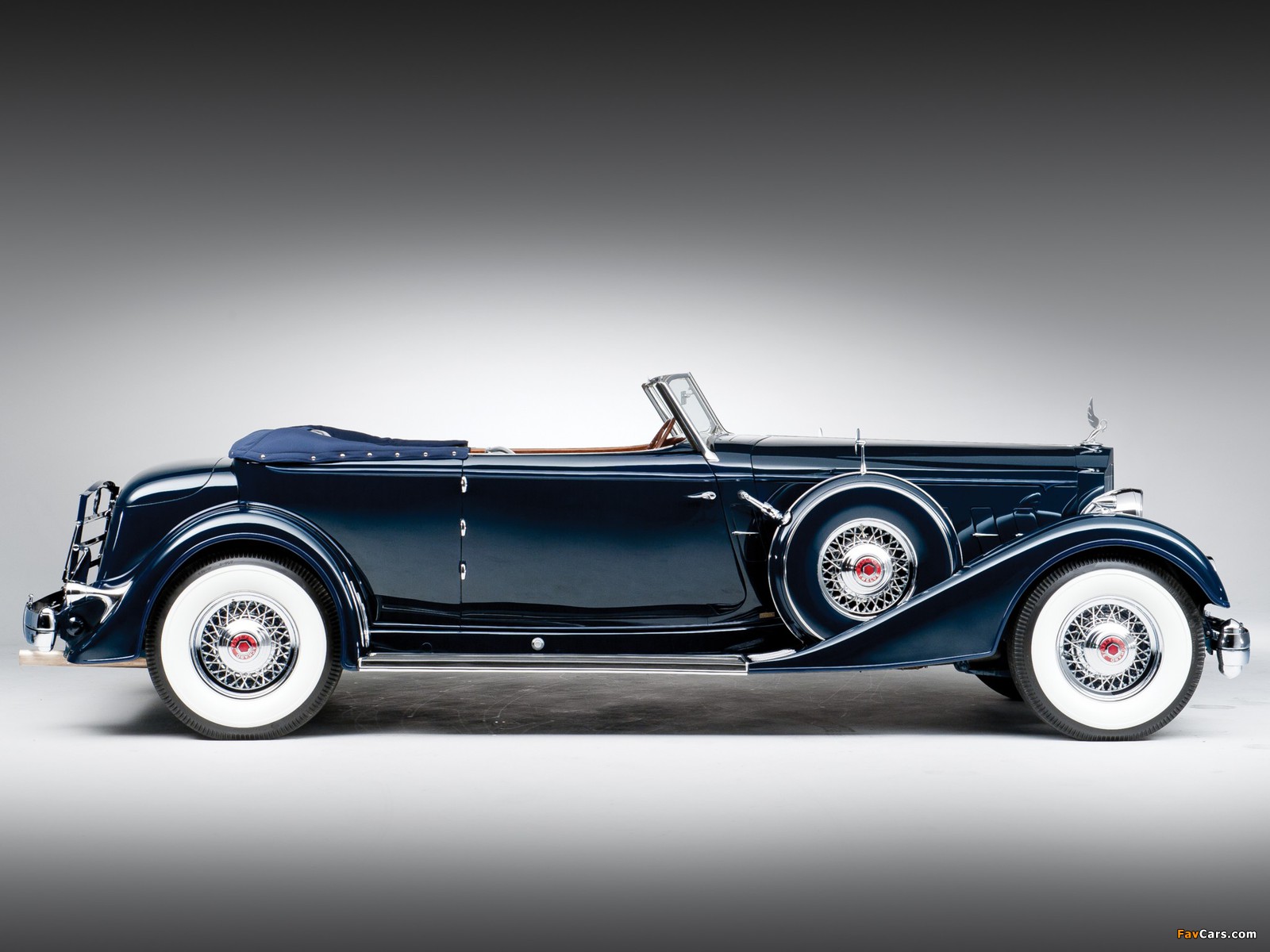 Packard Twelve Convertible Victoria by Dietrich (1108-4072) 1934 images (1600 x 1200)