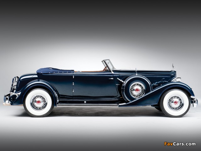 Packard Twelve Convertible Victoria by Dietrich (1108-4072) 1934 images (640 x 480)