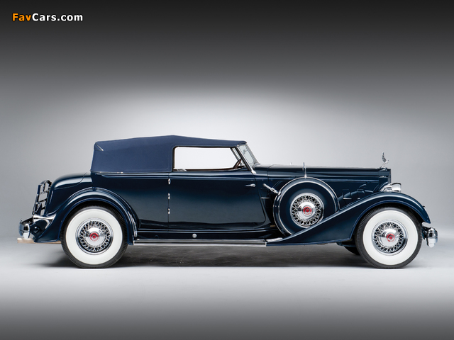Packard Twelve Convertible Victoria by Dietrich (1108-4072) 1934 pictures (640 x 480)