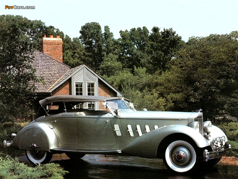 Packard Twelve Dual Cowl Sport Phaeton 1934 pictures (800 x 600)