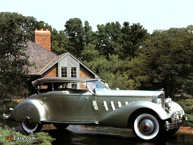 Packard Twelve Dual Cowl Sport Phaeton 1934 pictures (640 x 480)