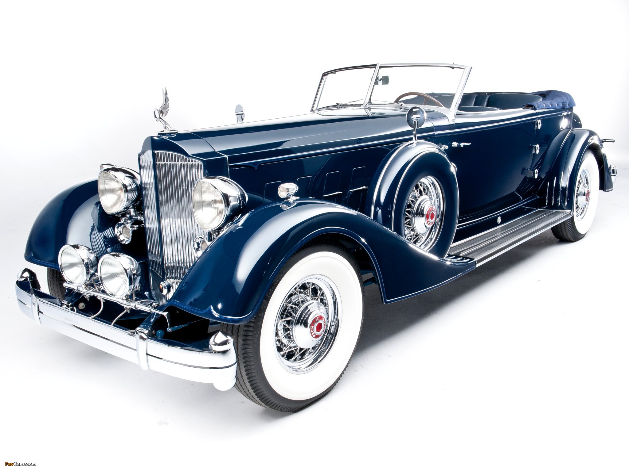 Packard Twelve Convertible Victoria by Dietrich (1108-4072) 1934 pictures (2048 x 1536)