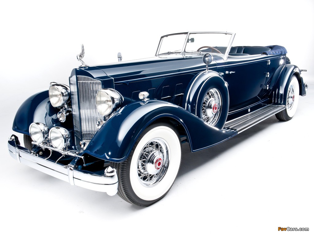 Packard Twelve Convertible Victoria by Dietrich (1108-4072) 1934 pictures (1024 x 768)