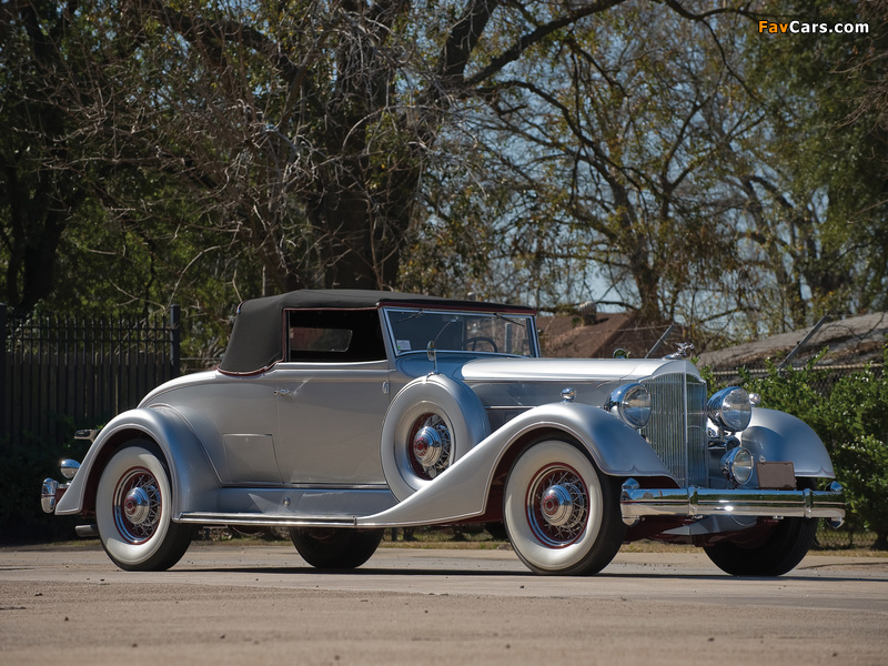 Packard Twelve Coupe Roadster (1107-739) 1934 pictures (800 x 600)