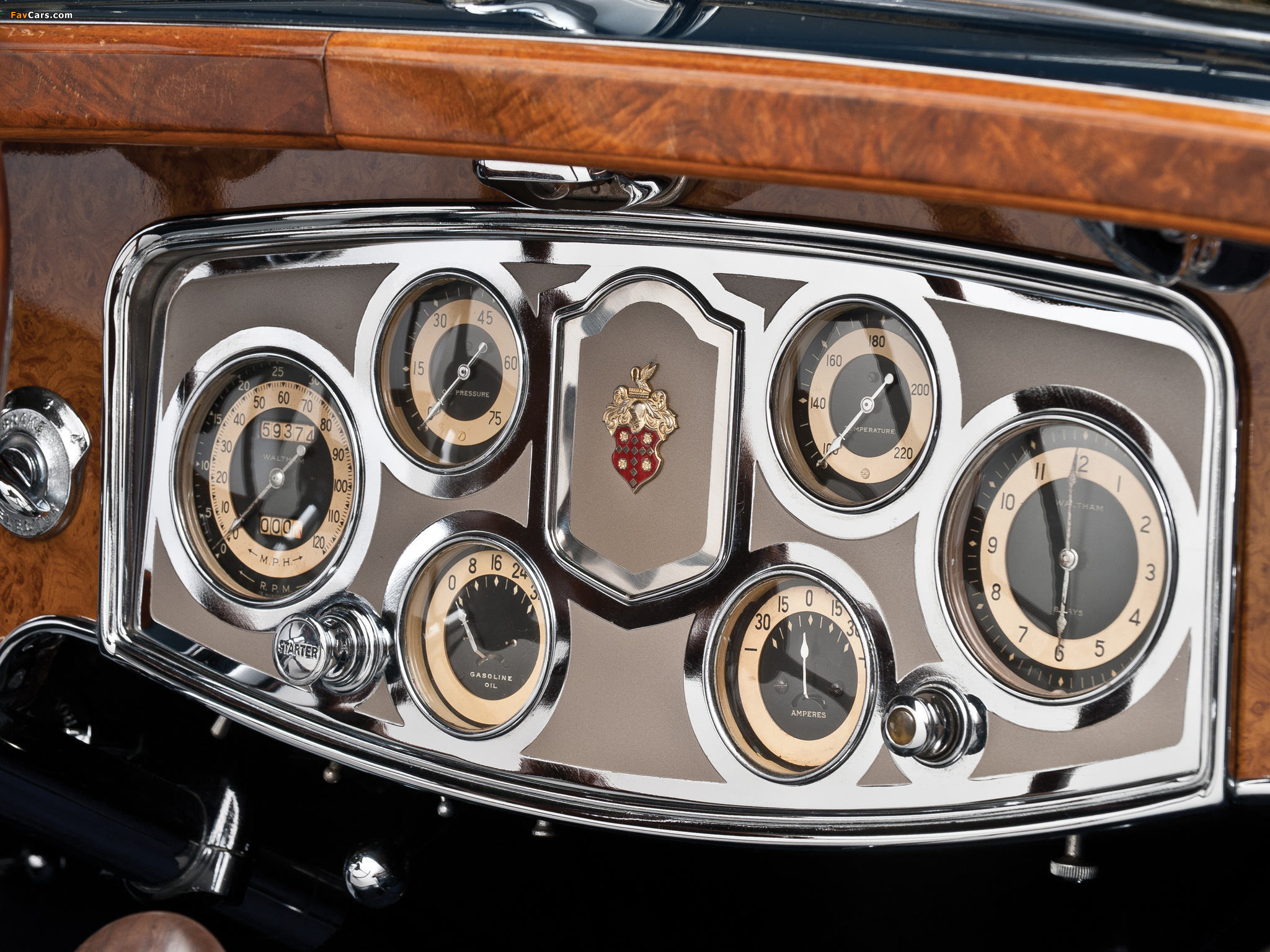 Packard Twelve Convertible Victoria by Dietrich (1108-4072) 1934 wallpapers (2048 x 1536)