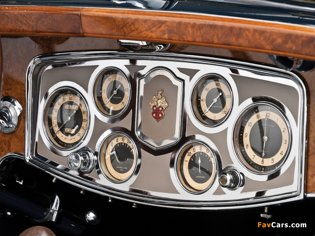 Packard Twelve Convertible Victoria by Dietrich (1108-4072) 1934 wallpapers (640 x 480)