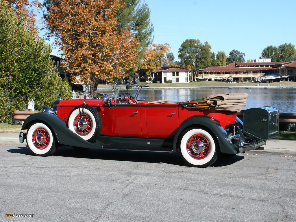 Packard Twelve Phaeton (1107-731) 1934 wallpapers (1024 x 768)