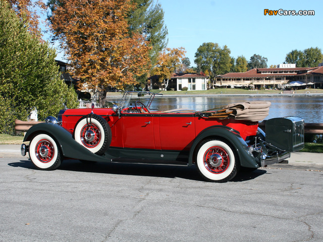 Packard Twelve Phaeton (1107-731) 1934 wallpapers (640 x 480)