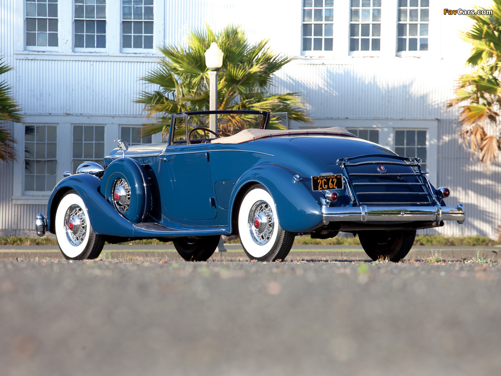 Packard Twelve Coupe Roadster by Dietrich (1207-839) 1935 pictures (1024 x 768)