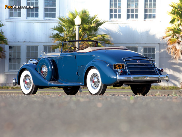 Packard Twelve Coupe Roadster by Dietrich (1207-839) 1935 pictures (640 x 480)