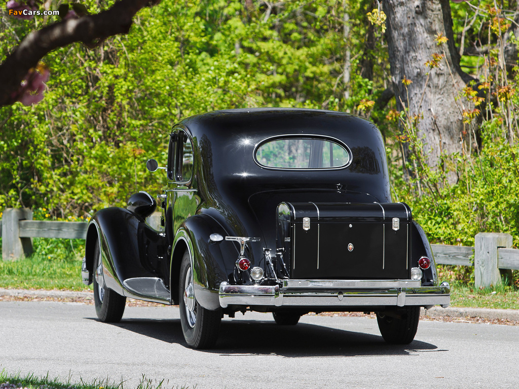 Packard Twelve 5-passenger Coupe (1407) 1936 images (1024 x 768)
