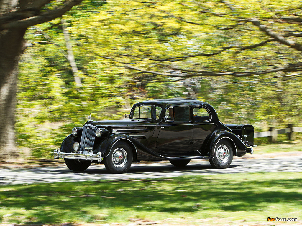 Packard Twelve 5-passenger Coupe (1407) 1936 images (1024 x 768)