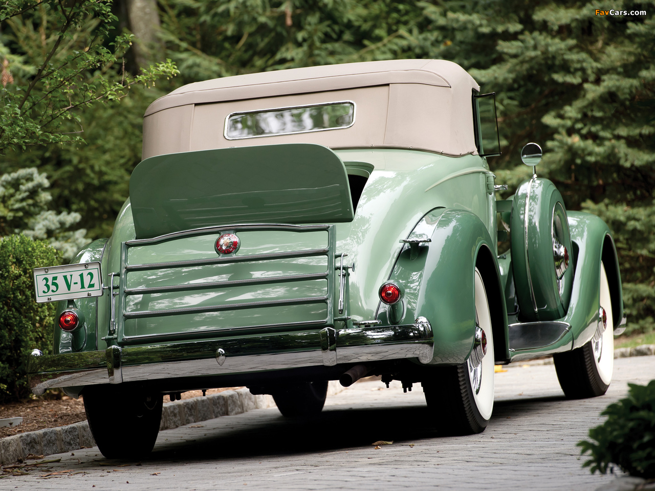 Packard Twelve Coupe Roadster (1407-939) 1936 images (1280 x 960)