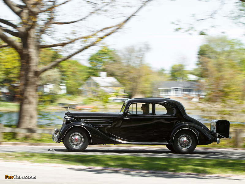 Packard Twelve 5-passenger Coupe (1407) 1936 pictures (800 x 600)