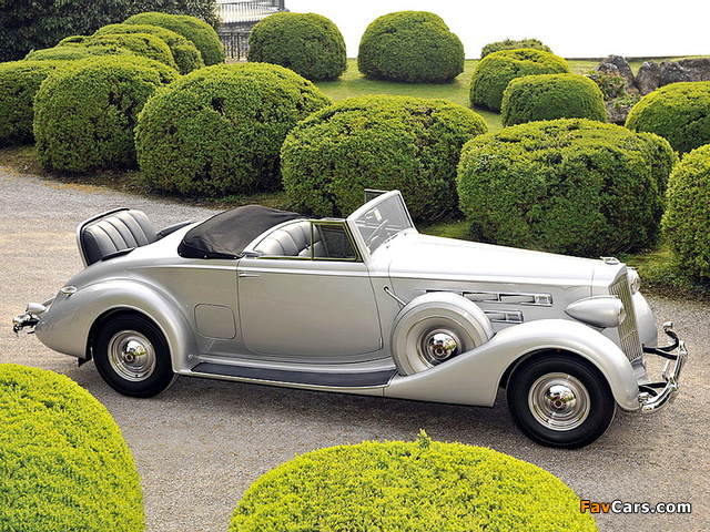 Packard Twelve Cabriolet (1507) 1937 photos (640 x 480)