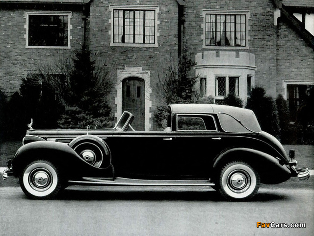 Packard Twelve All-Weather Cabriolet by Brunn (1608-3087) 1938 photos (640 x 480)