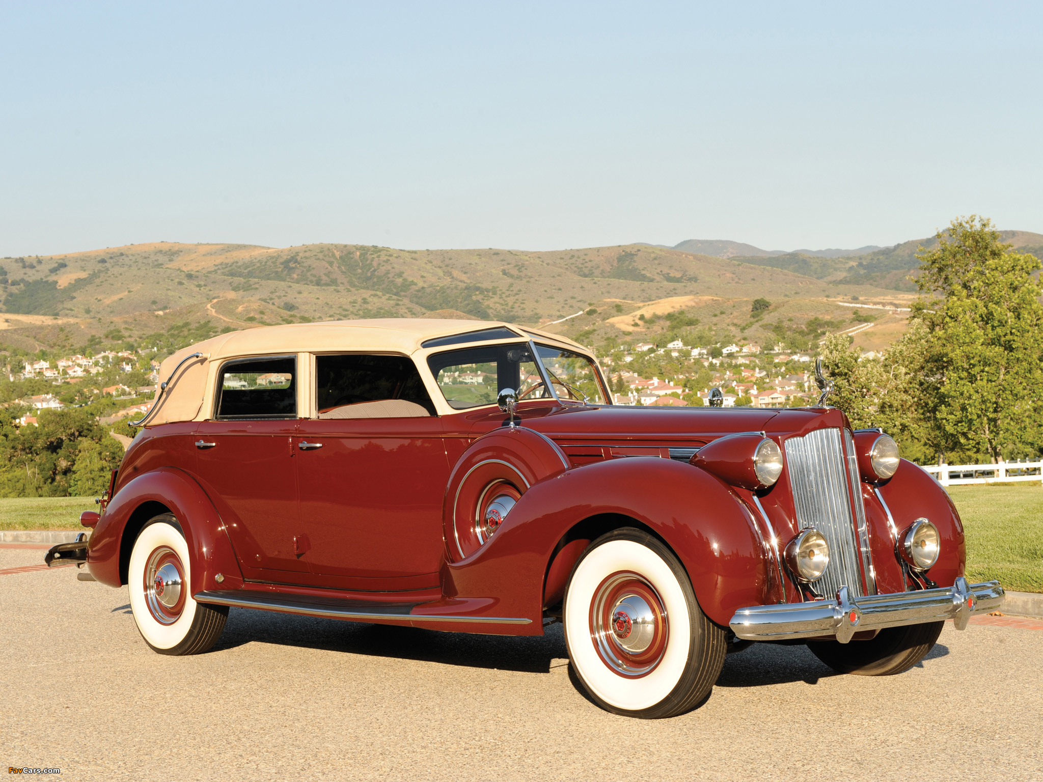 Packard Twelve Collapsible Touring Cabriolet by Brunn 1938 photos (2048 x 1536)