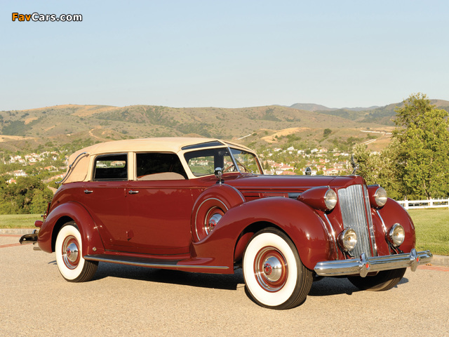 Packard Twelve Collapsible Touring Cabriolet by Brunn 1938 photos (640 x 480)