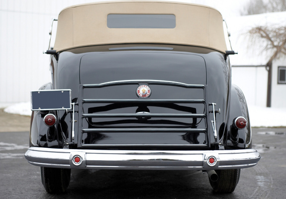 Packard Twelve Collapsible Touring Cabriolet by Brunn 1938 photos