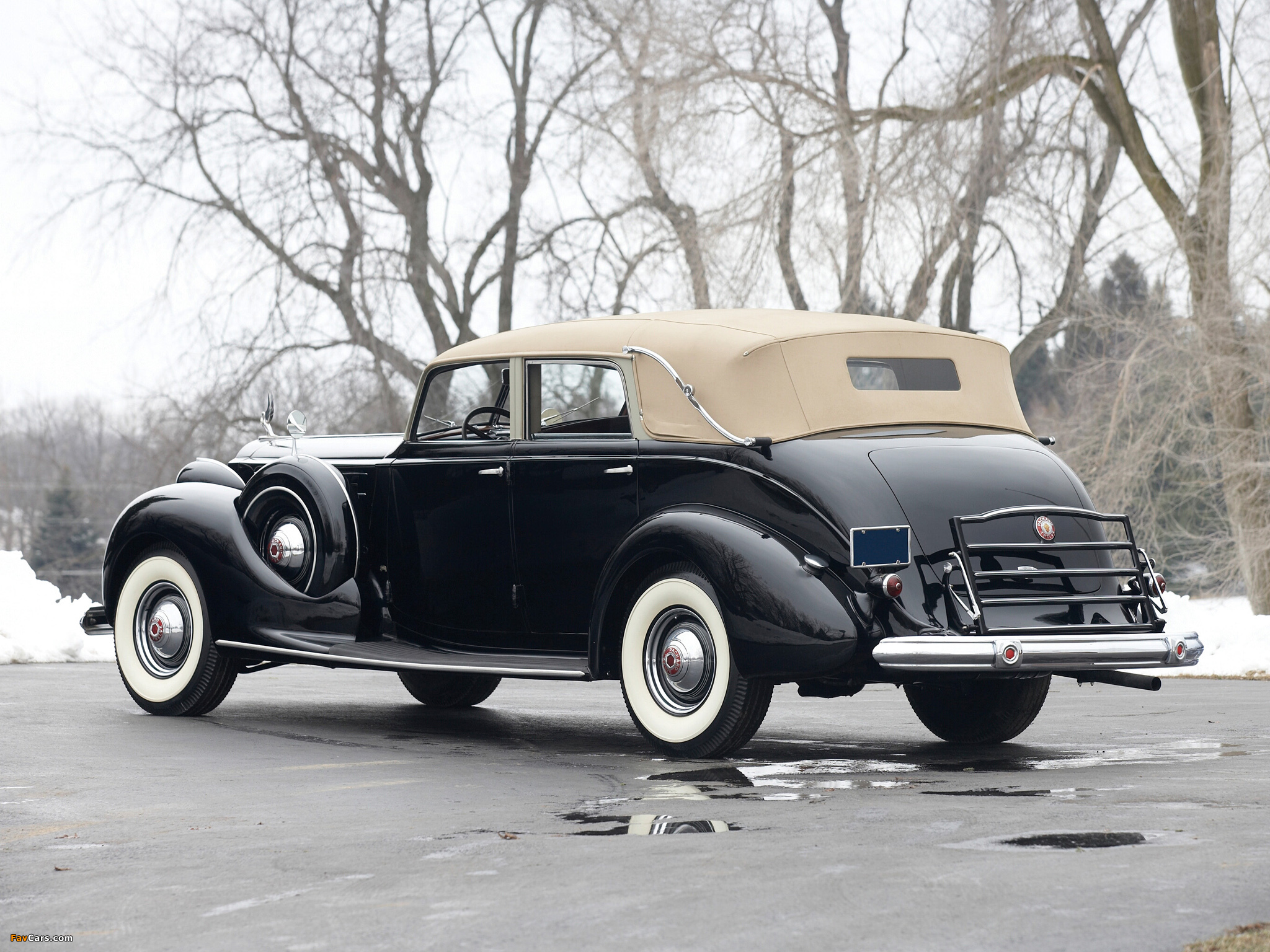 Packard Twelve Collapsible Touring Cabriolet by Brunn 1938 photos (2048 x 1536)