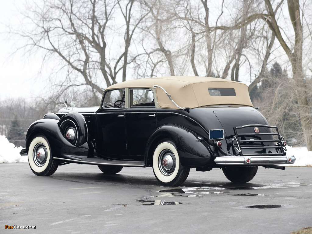 Packard Twelve Collapsible Touring Cabriolet by Brunn 1938 photos (1024 x 768)