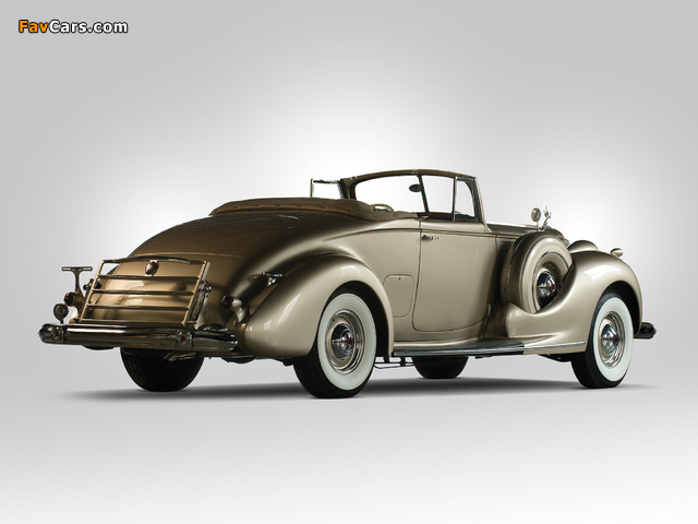 Packard Twelve Coupe Roadster (1607-1139) 1938 pictures (640 x 480)