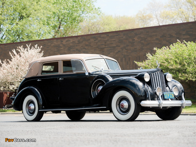 Packard Twelve Touring Cabriolet by Brunn (1708-4086) 1939 wallpapers (640 x 480)