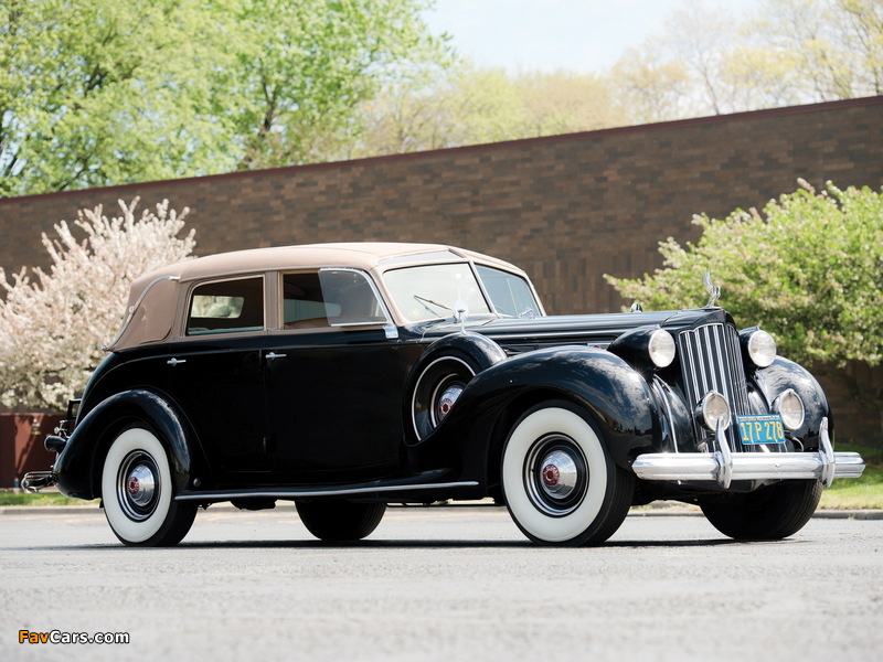 Packard Twelve Touring Cabriolet by Brunn (1708-4086) 1939 wallpapers (800 x 600)