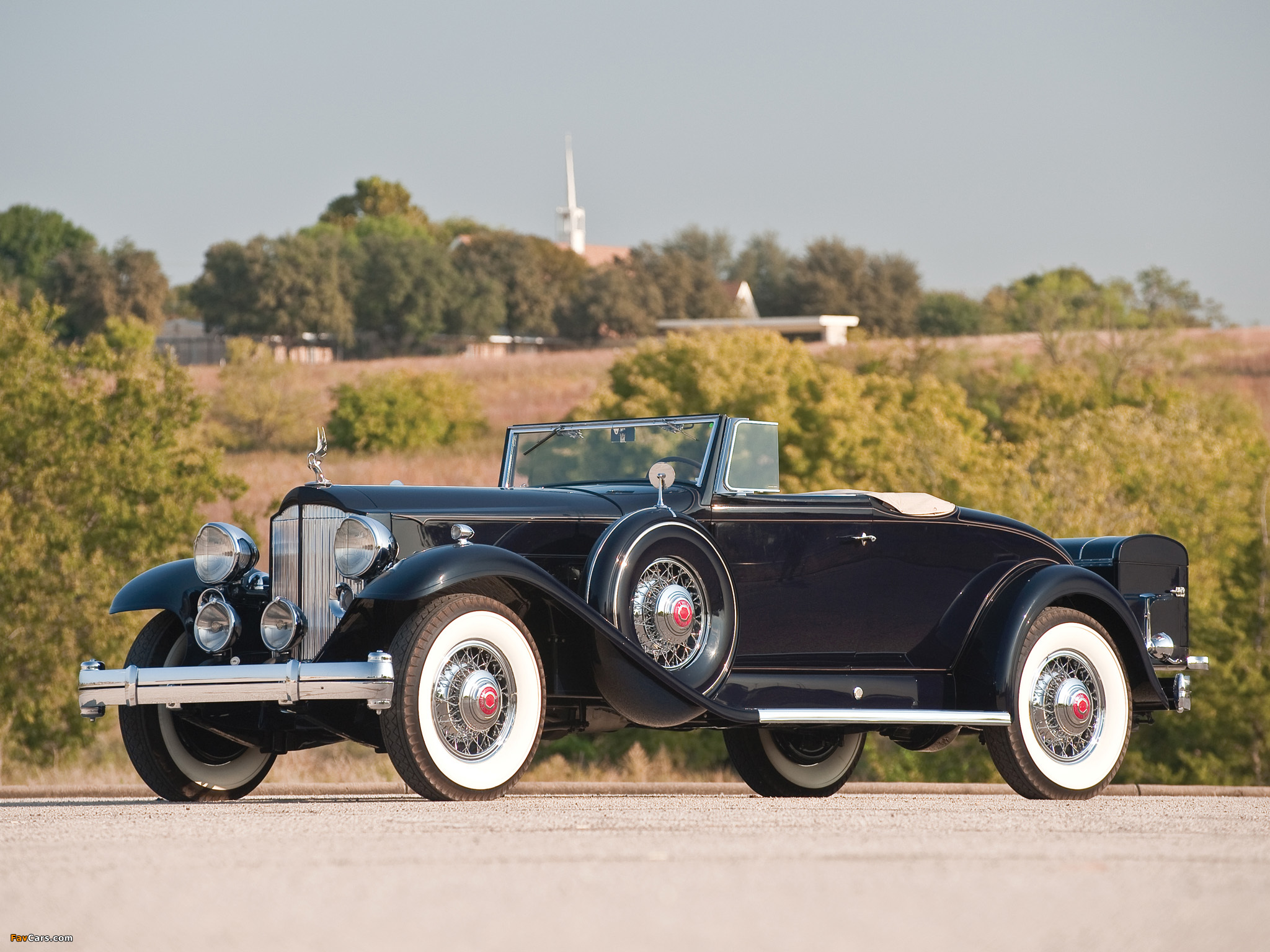1932 Packard Twelve Coupe Roadster (905-579) wallpapers (2048 x 1536)