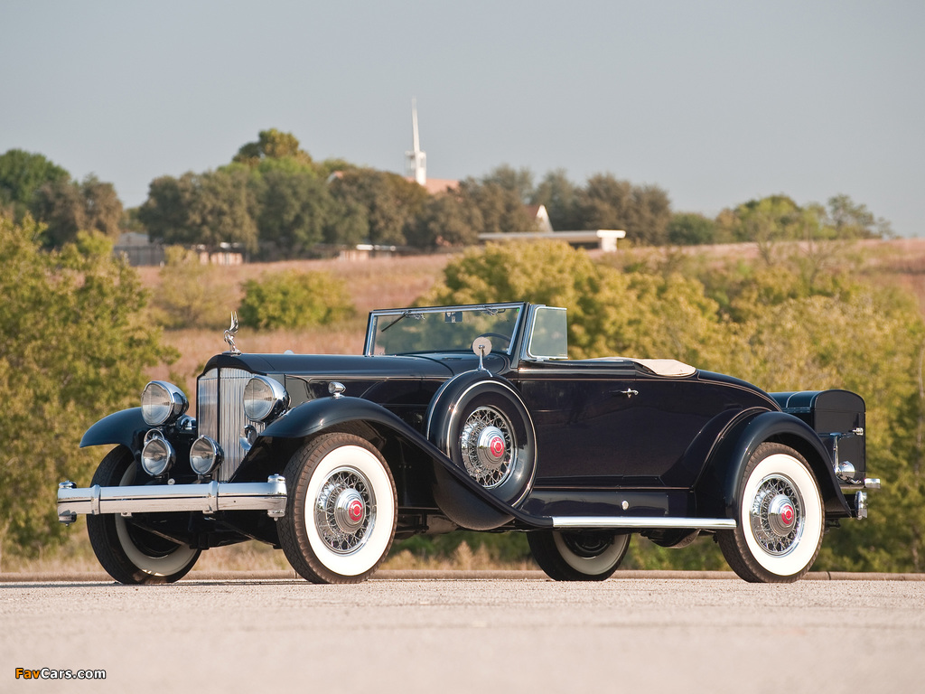 1932 Packard Twelve Coupe Roadster (905-579) wallpapers (1024 x 768)