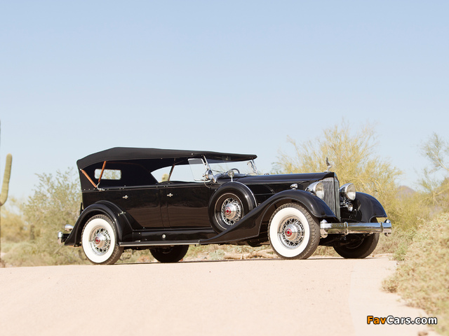 Photos of Packard Twelve 7-passenger Touring (1107-730) 1934 (640 x 480)