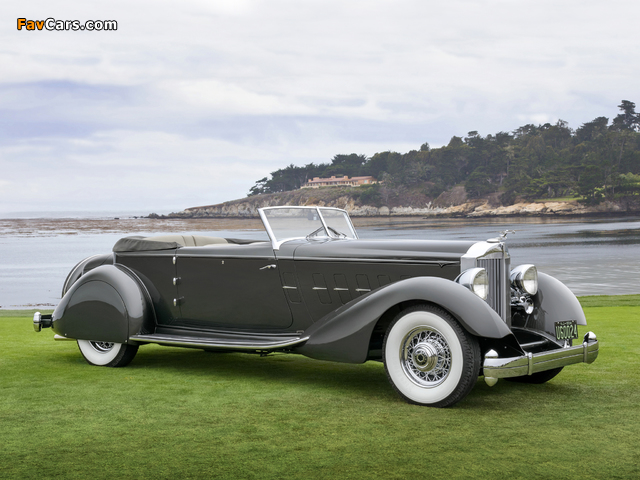 Photos of Packard Twelve Convertible Victoria by Dietrich (1108-4072) 1934 (640 x 480)