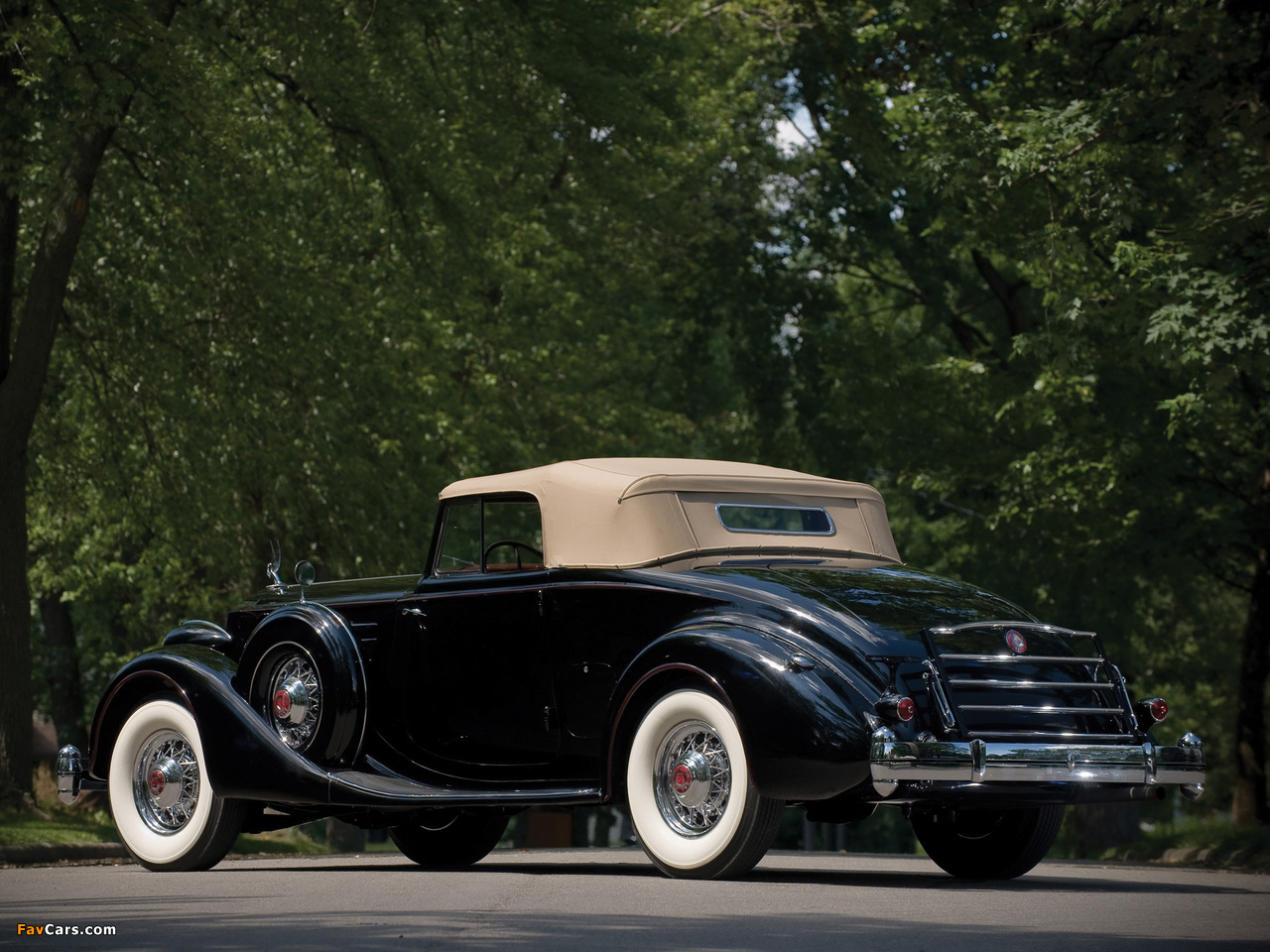 Photos of Packard Twelve Coupe Roadster (1407-939) 1936 (1280 x 960)
